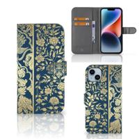 iPhone 15 Plus Hoesje Beige Flowers - thumbnail