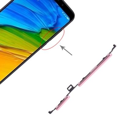 Aan/uit-knop en volume knop voor Xiaomi Redmi 5 plus (roze)