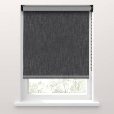 Fenstr rolgordijn Metz verduisterend - antraciet (20057) - Leen Bakker