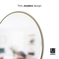 Umbra Hubba wandspiegel Rond Geelkoper - thumbnail