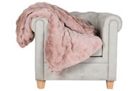 Deken Home ESPRIT Licht Roze 220 x 240 x 1 cm - thumbnail