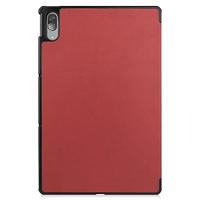 3-Vouw sleepcover hoes - Lenovo Tab P11 Pro - Bordeaux Rood - thumbnail