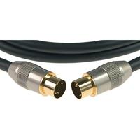 Klotz MIDM-060 MIDI kabel met metalen connectors 6 meter - thumbnail