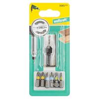 Wolfcraft Flipbit toebehorenset | Houtbouw | 7-delig | 1 set - 3085000 - thumbnail