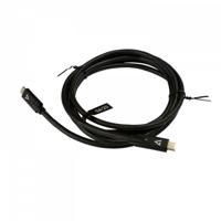 V7 V7UCC-2M-BLK-1E USB-C naar USB-C kabel 2 m Zwart - thumbnail