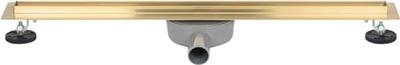 Ben Small douchegoot inclusief rooster 70cm geborsteld messing