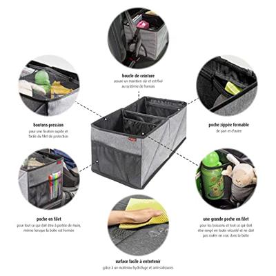 Reer Opvouwbare auto opbergbox TravelKid Box Reer Opvouwbare auto opbergbox TravelKid Box