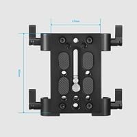SmallRig 1798 Tripod Mounting Kit with 15mm Rail Block - thumbnail