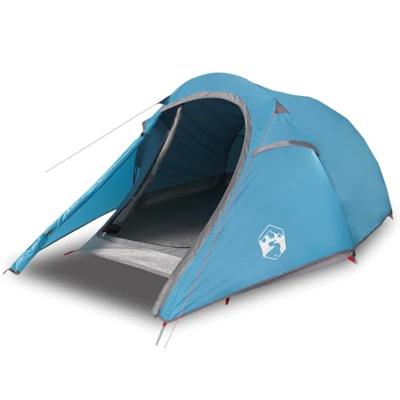 Tunneltent 2-persoons waterdicht blauw Tunneltent 2-persoons waterdicht blauw