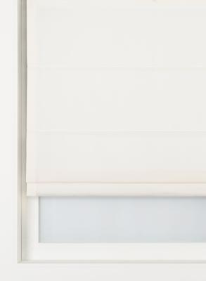 HEMA Vouwgordijn voile Java wit (wit)