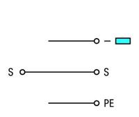 WAGO 280-572 Actuatorenklem 5 mm Spanveer Toewijzing: L Grijs 50 stuk(s) - thumbnail