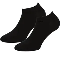 Boru Bamboo 2 paar korte sneaker sokken - Aansluitend - comfort - lage sokken - 40 - Zwart - 40 - thumbnail