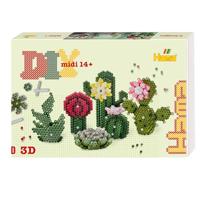 Hama Strijkkralen DIY Midi 3D Art Succulents 6000 Stuks - thumbnail