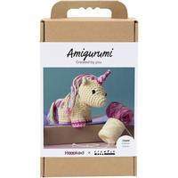 Creativ Company Hobbyset amigurumi, eenhoorn, regenboogkleuren, 1 doos - thumbnail