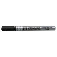 Sakura pen-touch permanentmarker kalligrafie 1.8 mm zilver - thumbnail
