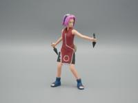 Naruto Shippuden Mini figure Sakura 10 cm - thumbnail