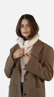 Barts Zias Nekwarmer Dames Cream One Size - thumbnail
