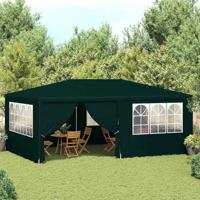 Partytent met zijwanden professioneel 90 g/m 4x6 m groen - thumbnail