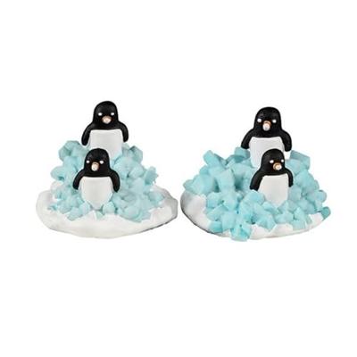Lemax candy penguin colony, set of 2 kerstdorp figuur type 3 Sugar &apos;N&apos; Spice 2023