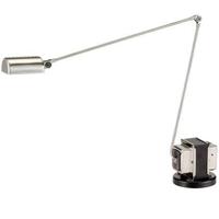 Lumina Daphine tafellamp LED 2700K geborsteld nikkel - thumbnail