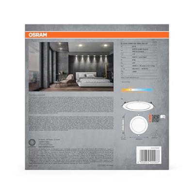 OSRAM HOMELIGHTING 4099854444968 Downlight Slim 225mm 22W 3000K LED-plafondlamp 22.00 W Wit