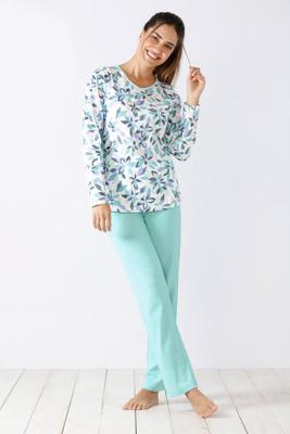Bloemen dames pyjama Hajo