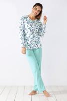 Bloemen dames pyjama Hajo - thumbnail