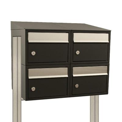 Stoer! Brickset 2-Breed, 2-Hoog Met Dak Op Statief Zwart - 40215070_2x2ds