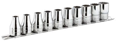 Facom set van 10 doppen 3/8' rack - metrisch - J.40E
