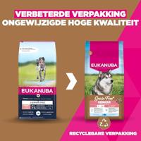 Eukanuba Senior Hondenvoer granenvrij met vis voor grote rassen, premium droogvoer zonder granen voor oudere honden, 12 kg - thumbnail