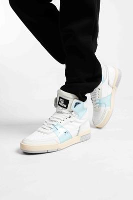 Off The Pitch Basketta Hi Glass Sneakers Wit/Blauw - Maat 45 - Kleur: WitBlauw | Soccerfanshop