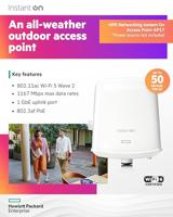 HPE Aruba Networking Instant On AP17 Outdoor 867 Mbit/s Wit Power over Ethernet (PoE) - thumbnail