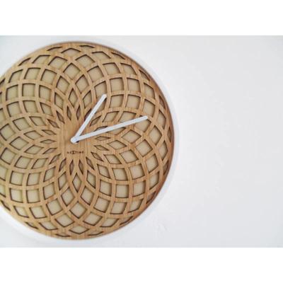 NeXtime klok 3150be sun small, ø35 cm, wall, beige
