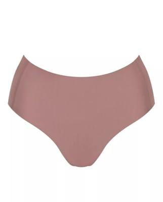 Zero Feel taille slip dames 2.0 - High waist - Hoge naadloze dames onderbroek - Katoenen kruisje - Schijnt niet door - Zwart - Huidskleur - Donkerblauw