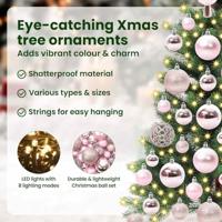 VidaXL Kerstboom met 150 led met standaard groen 65 cm pe - thumbnail