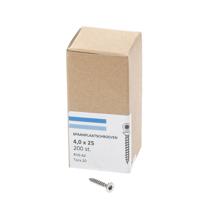 Hoenderdaal Spaanplaatschroef Rvs-A2 Platkop voldraad Torx TX20 4.0X25 | 200 stuks - 0206.30.25103 - thumbnail