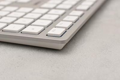 Cherry KC 6000 Slim for Mac Toetsenbord Zilver - thumbnail