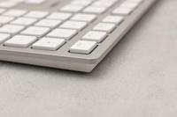 CHERRY KC 6000 SLIM FOR MAC toetsenbord Kantoor USB QWERTY Amerikaans Engels Zilver - thumbnail