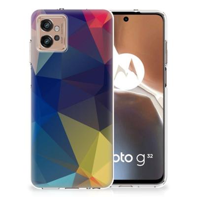 Motorola Moto G32 | TPU Hoesje | Polygon Dark