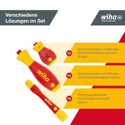 Wiha Gereedschapset slimVario electric schroevendraaier - thumbnail