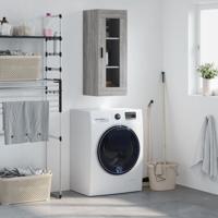 Hangkast 34,5x34x90 cm grijs sonoma eikenkleurig - thumbnail