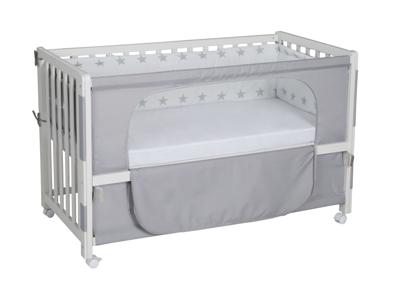 roba Babybed Room Bed 60 x 120 cm (Little stars, Wit) roba Babybed Room Bed 60 x 120 cm (Little stars, Wit)