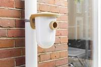 Singing Friend vogel- en voederhuis set bruin - thumbnail