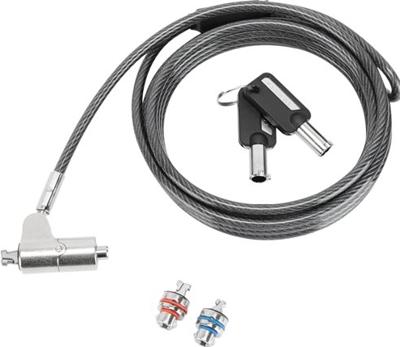 Targus DEFCON 3-in-1 - Beveiligingskabelslot Targus DEFCON 3-in-1 - Beveiligingskabelslot