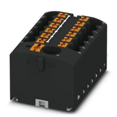 Phoenix Contact 3273366 Verdeelblok 40.6 mm Spanveer Zwart 8 stuk(s)