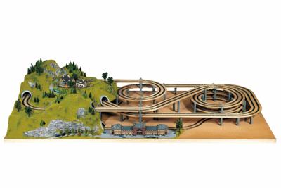 NOCH 0053105 H0 Railspiraal opbouwcirkel (b x h) 145 mm x 87 mm 420 mm, 483 mm