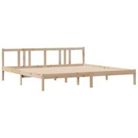 Bedframe zonder matras massief grenenhout 200x200 cm - thumbnail