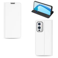 OnePlus 9 | Book Case | Hoesje Wit met Pashouder - thumbnail