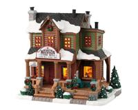 Lemax white mountain cider mill verlicht kersthuisje Vail Village 2023 - thumbnail