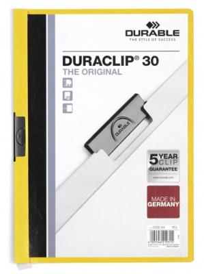 Durable klemmap Duraclip Original 30 geel